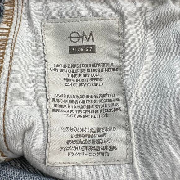 Objects Without Meaning Denim Pencil Skirt Size 27 - Picture 10 of 10